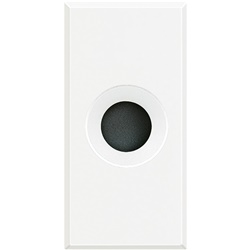 Uscita cavo 1 modulo serracavo max 9 mm bianco per impianti elettrici professionali