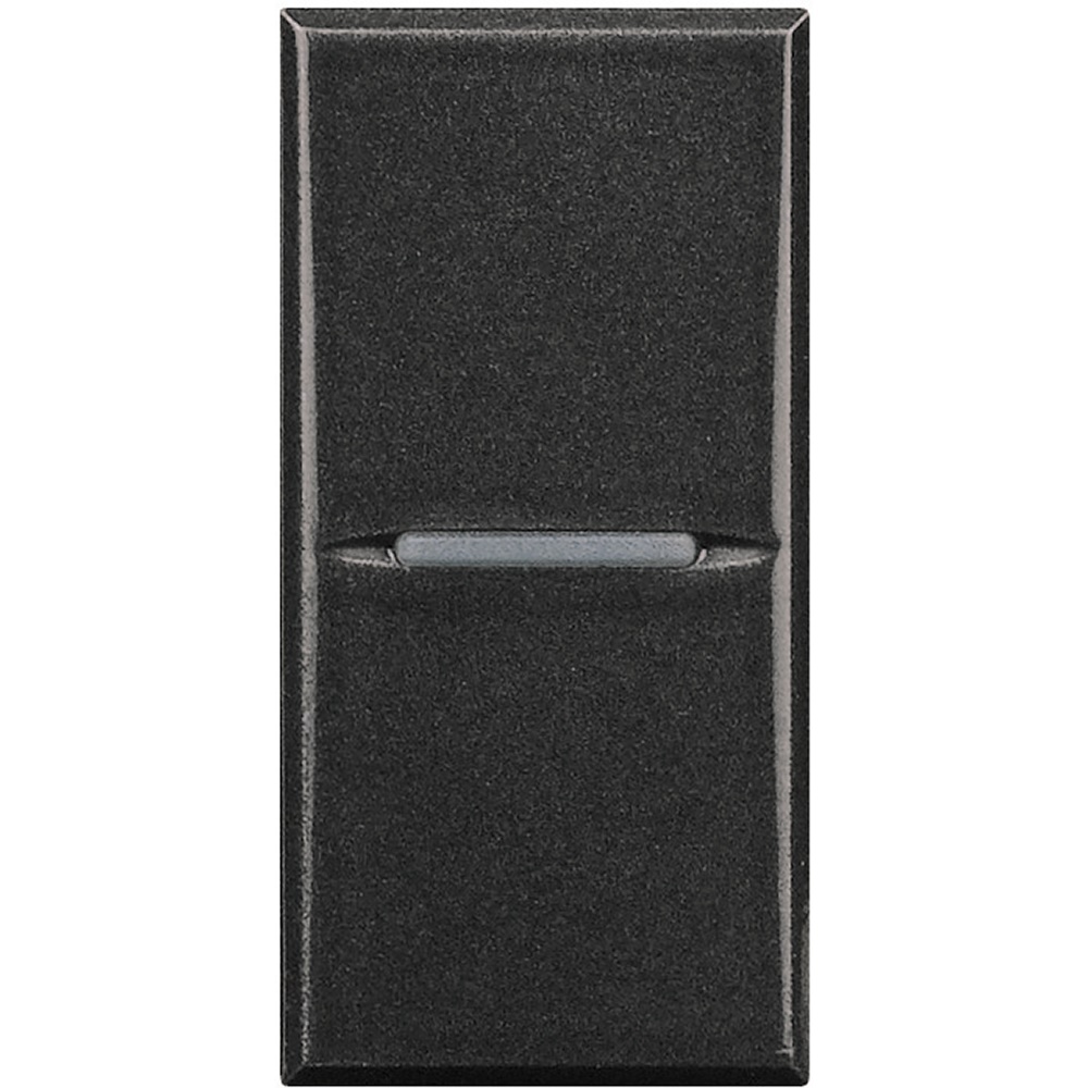 Invertitore 1P 16A 250Vac assiale antracite per impianti elettrici residenziali