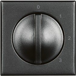 Selettore rotativo 1 via 4 posizioni 230V 3A comando condizionatori alberghi antracite