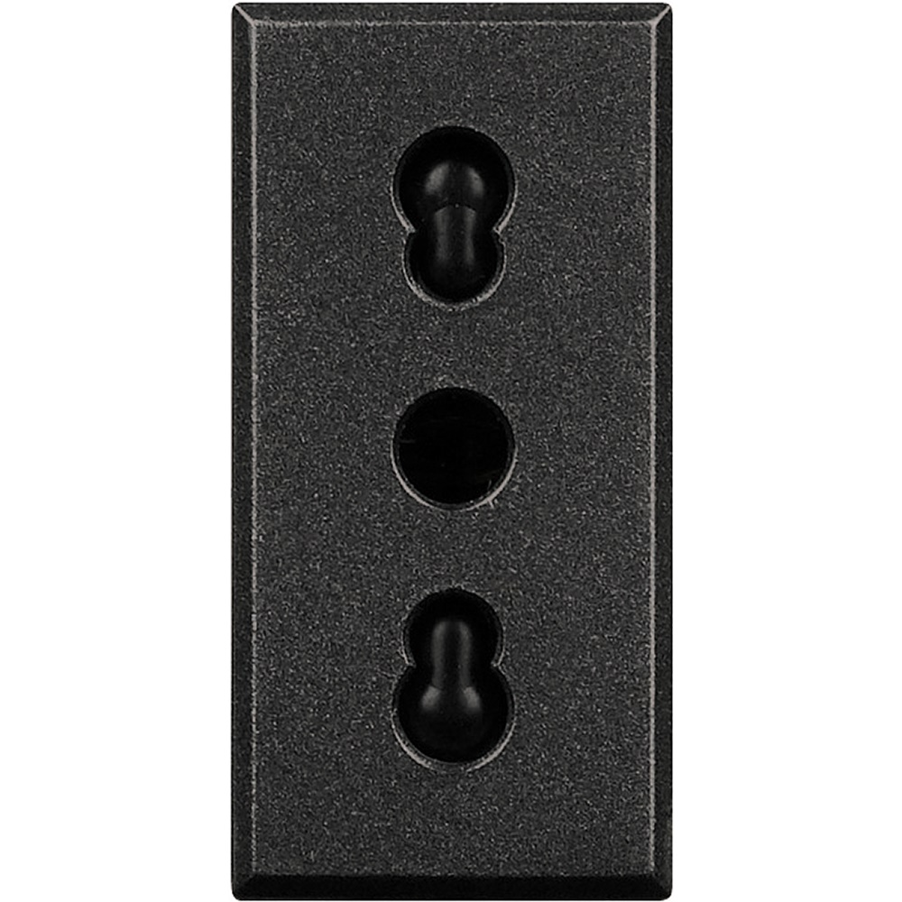 presa bipasso 2P+T 10/16A antracite per installazioni domestiche e professionali Axolute