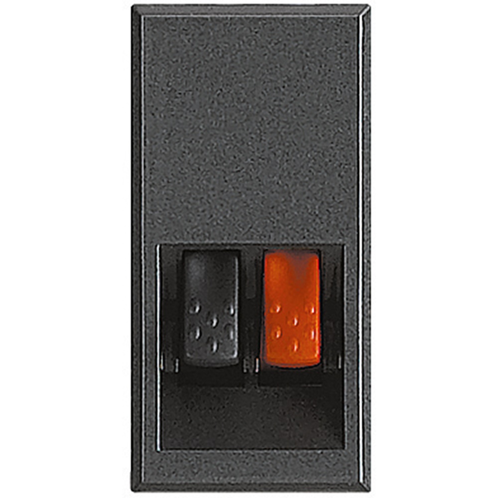 Connettore altoparlante Axolute antracite per home cinema impianti audio domestici