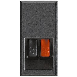 Connettore altoparlante Axolute antracite per home cinema impianti audio domestici