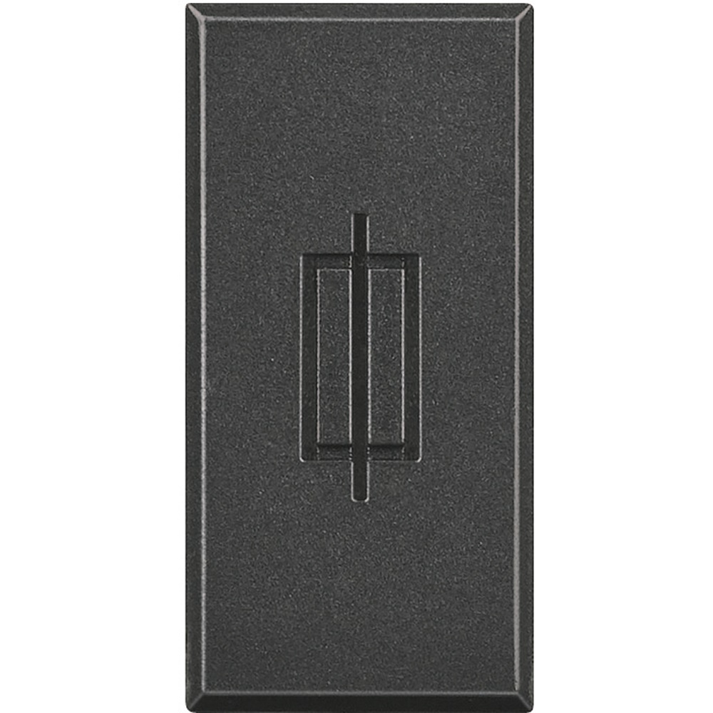 Portafusibile Axolute per fusibili 5x20 e 6,3x32 10A 250V antracite per impianti elettrici sicurezza