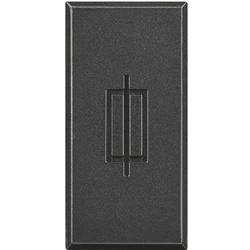 Portafusibile Axolute per fusibili 5x20 e 6,3x32 10A 250V antracite per impianti elettrici sicurezza