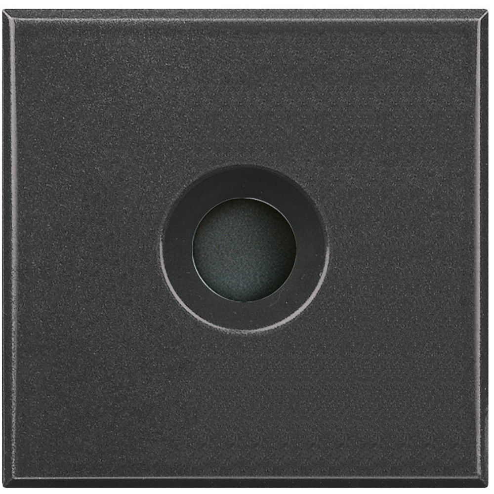 Uscita cavo AXOLUTE 2 moduli foro 9 mm serracavo antracite per impianti elettrici