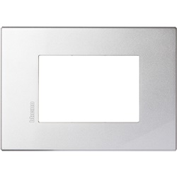 Placca Axolute Air 3 moduli metallo incasso elettrico