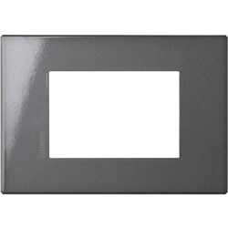 Placca incasso 3 moduli antracite Axolute Air residenziale