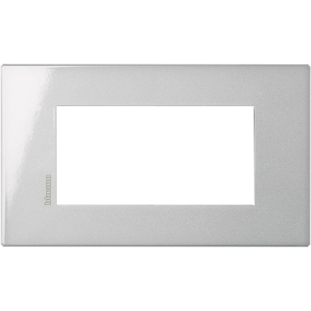 Placca Axolute Air 4 moduli metallo incasso interno