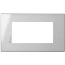 Placca Axolute Air 4 moduli metallo incasso interno