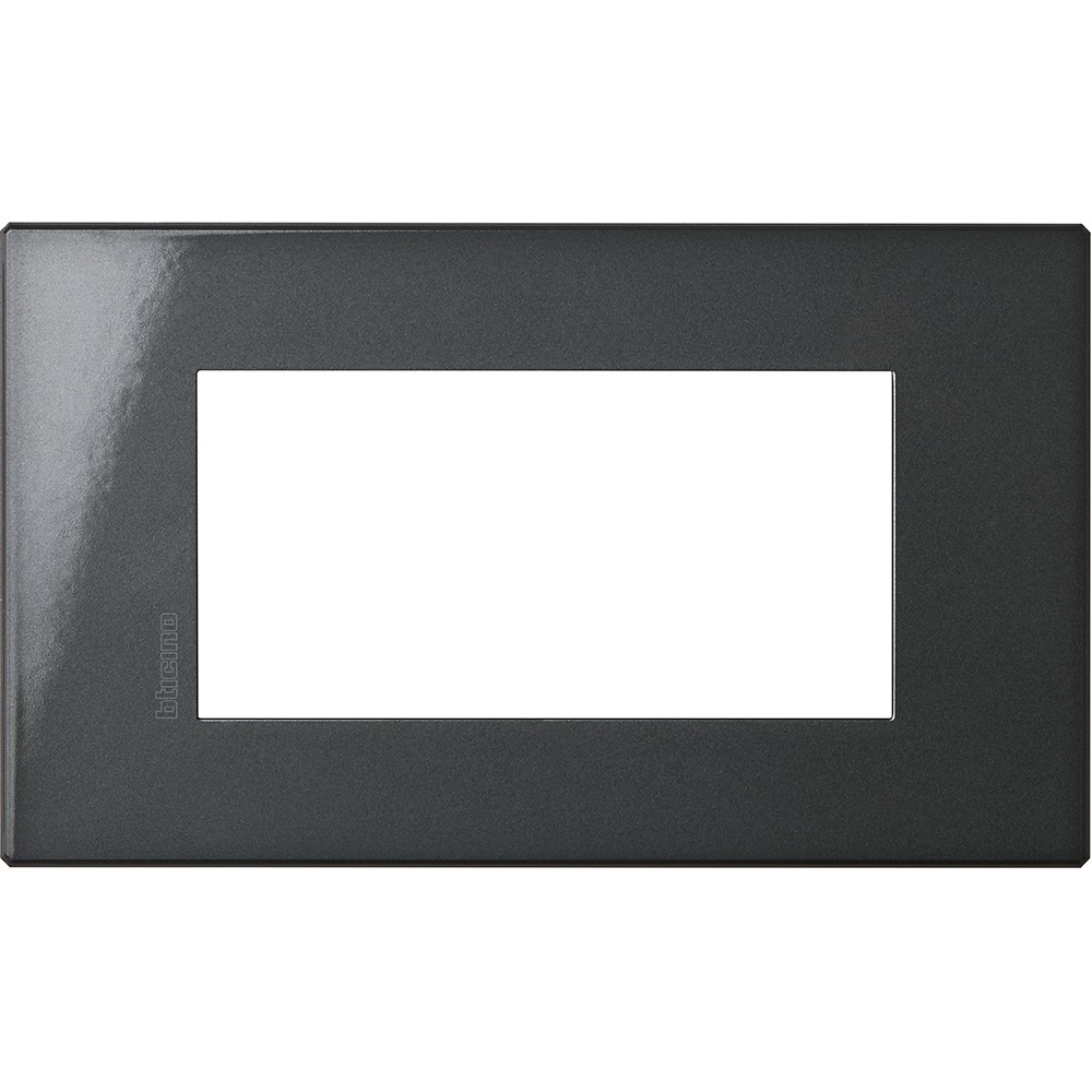 Placca Axolute Air 4 moduli antracite incasso residenziale