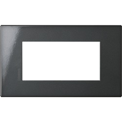 Placca Axolute Air 4 moduli antracite incasso residenziale