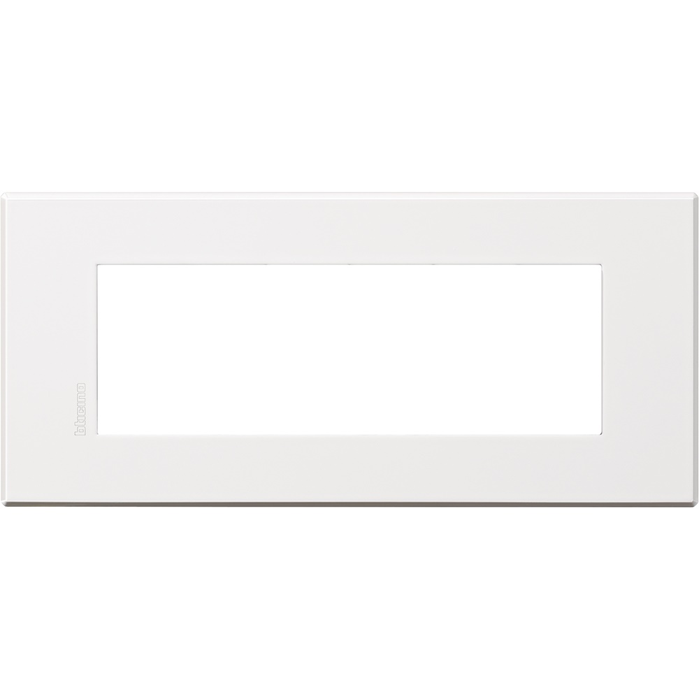 Placca Axolute Air 6 moduli bianco opaco incasso residenziale