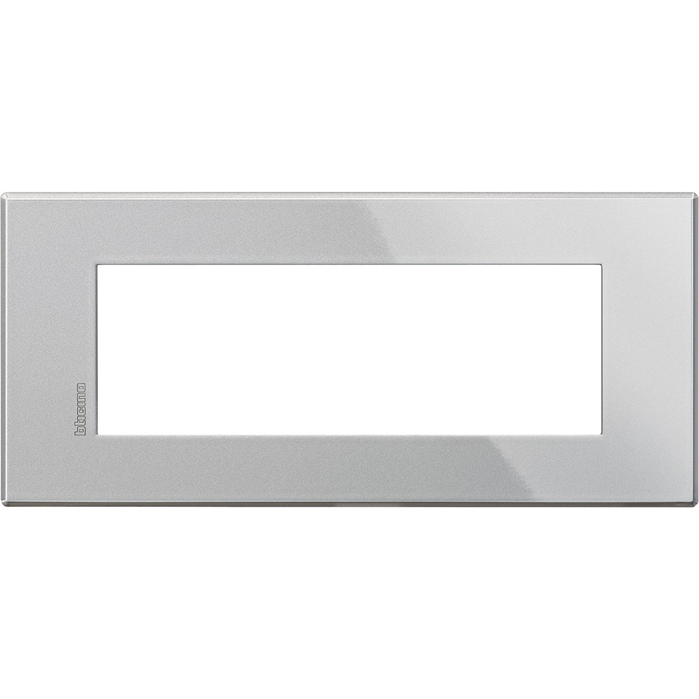 Placca incasso Axolute Air 6 moduli metallo parete