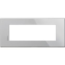 Placca incasso Axolute Air 6 moduli metallo parete