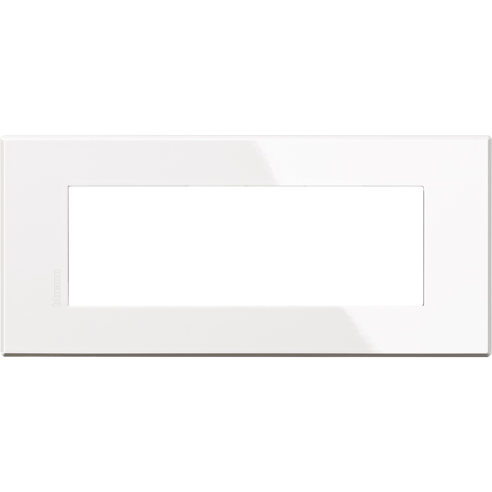 Placca Axolute Air 6 moduli bianco incasso residenziale