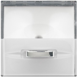 Lampada segnapasso LED bianca 12-24V per impianti elettrici civili