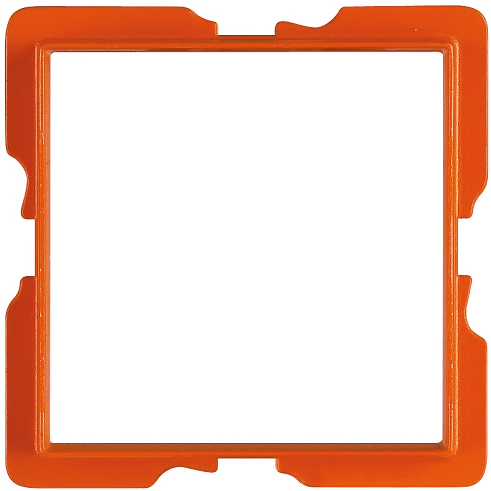 Supporto Axolute 71x71 resina acciaio inox 2 moduli per installazioni elettriche