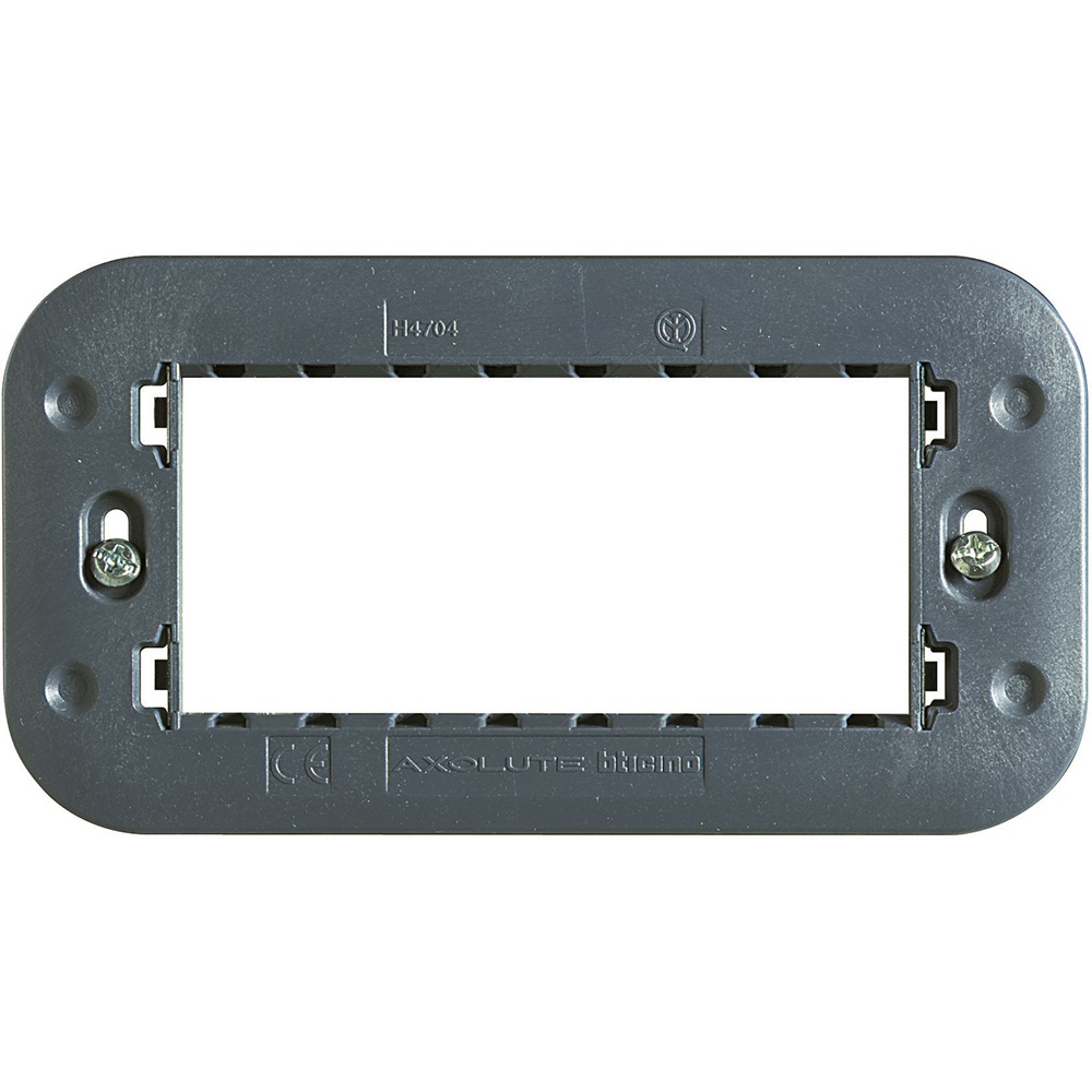 Supporto modulare elettrico AXOLUTE 4 moduli incasso