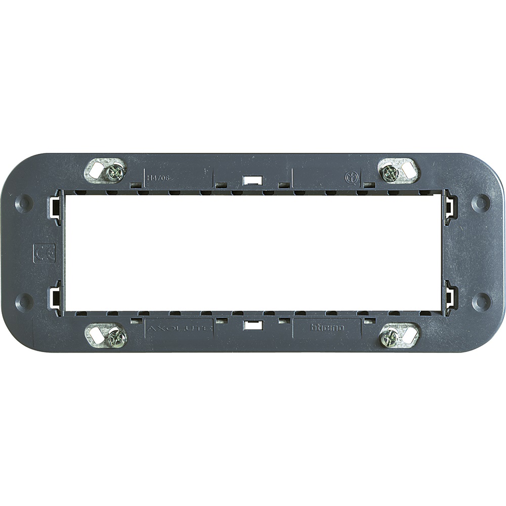 Supporto modulare BTICINO Axolute 6 moduli resina vetro montaggio incasso