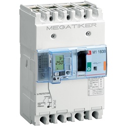 Interruttore magnetotermico differenziale 3P+N/2 80A 25kA per protezione impianti elettrici