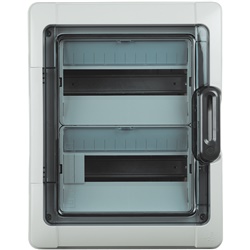 Centralino Idroboard 24 moduli DIN 2x12 IP65 polistirene antiurto resistenza industriale residenziale