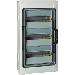 Centralino modulare Idroboard 36 moduli DIN 3x12 parete IP65 antiurto isolamento II residenziale commerciale