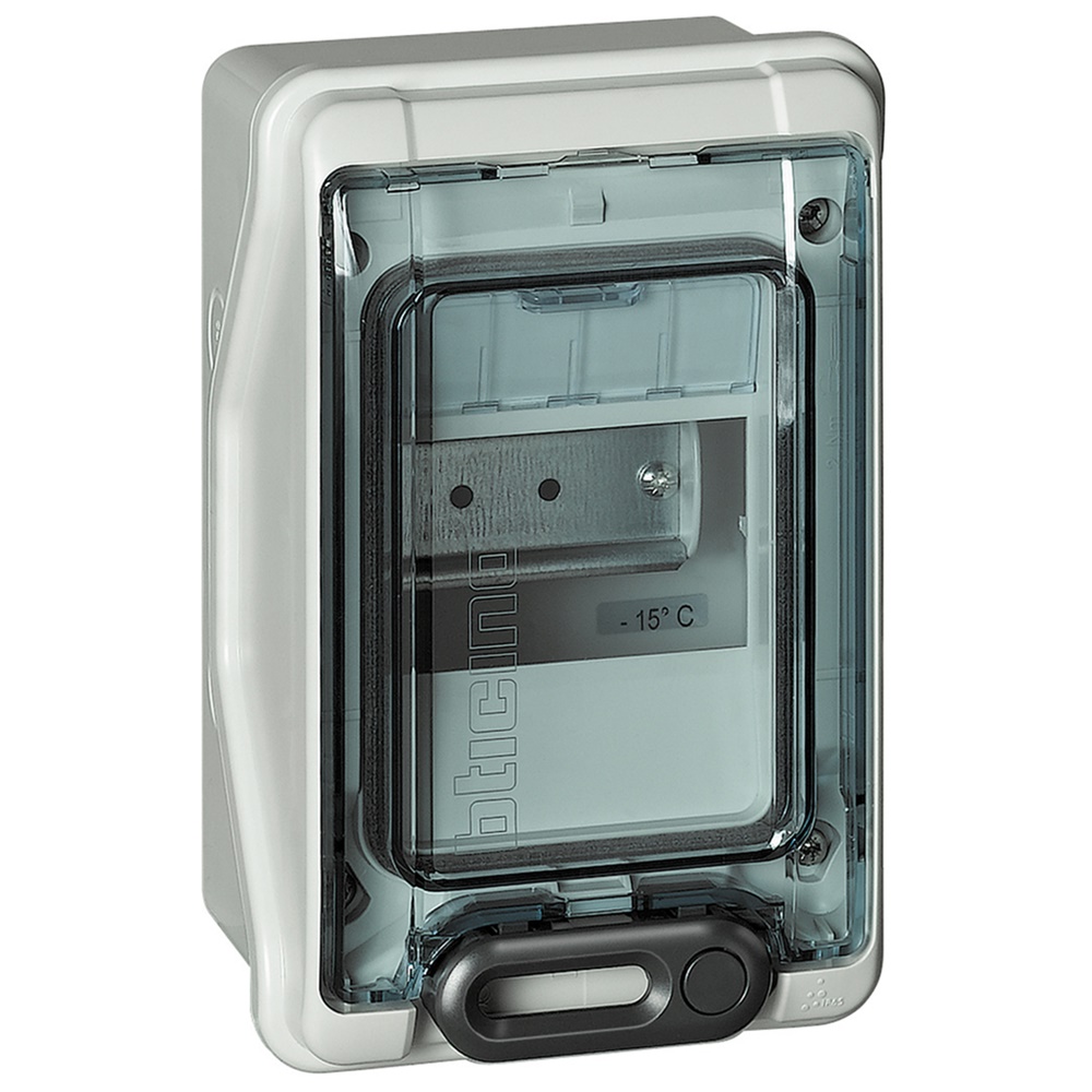 Centralino da parete 6 moduli DIN IP65 polistirene antiurto per impianti elettrici residenziali e industriali