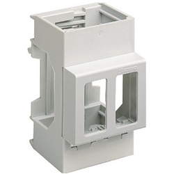 Adattatore 2 moduli Magic per guida DIN35 installazione impianti elettrici civili industriali