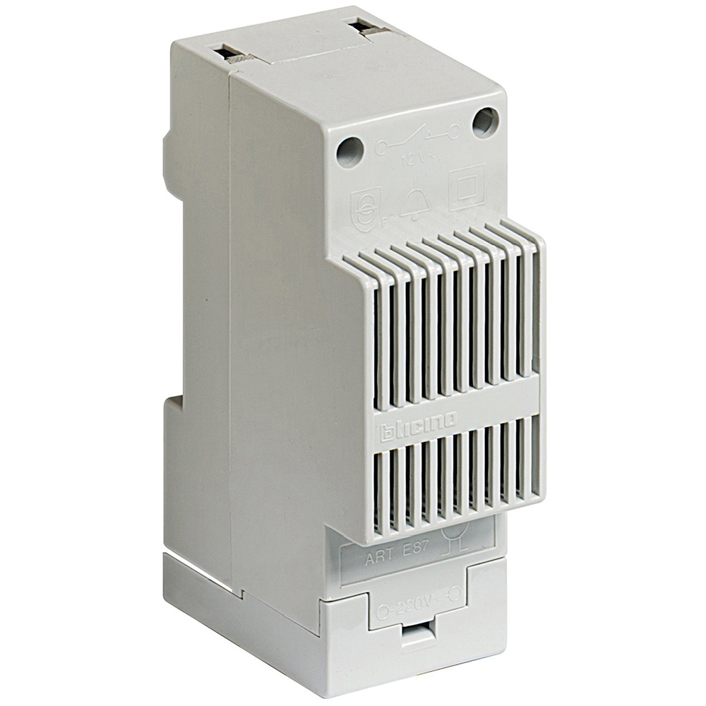 Ronzatore con trasformatore 230/12V montaggio su guida DIN segnale acustico affidabile quadro elettrico