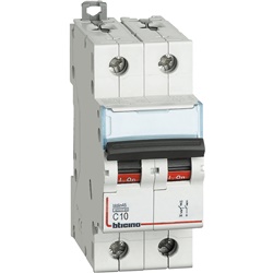 Interruttore magnetotermico 1P+N curva C 10A 4,5kA per impianti residenziali e commerciali
