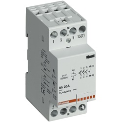 Contattore BTDIN 2NO 230V 40A per controllo circuiti industriali e civili