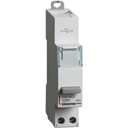 Pulsante elettrico 1NC 20A 250V modulo DIN per comando impianti elettrici