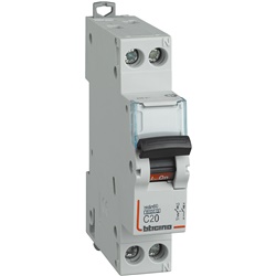 Interruttore magnetotermico bipolare 20A curva C per impianti residenziali e commerciali