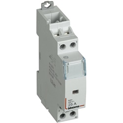 Contattore elettrico 2NO 25A bobina 230V per controllo circuiti elettrici