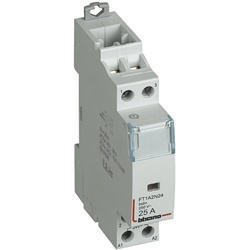 Contattore elettrico 2NO 25A bobina 24Vac per automazione industriale e civile