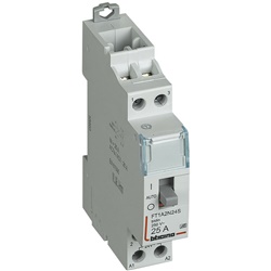 Contattore elettrico BTDIN 2NO 25A 24VAC per impianti industriali e civili