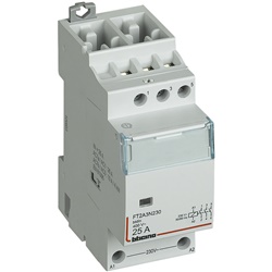 Contattore elettrico 4NO 25A bobina 230V per automazione industriale