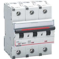 Interruttore magnetotermico BTDIN 250 3P 63A 800A 25kA protezione impianti elettrici civili industriali
