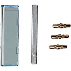 Set accoppiamento portafusibili 3 poli kit per realizzazione portafusibili 1P distinti uso elettrico industriale