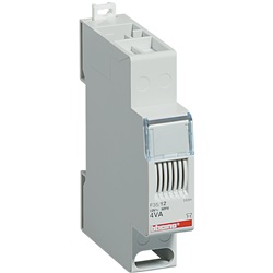 Ronzatore elettrico 8/12Vac 4,8VA 1 modulo DIN per segnalazione acustica impianti elettrici