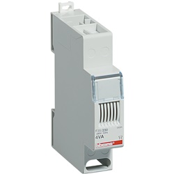 Ronzatore elettrico 230Vac 4VA per impianti elettrici su guida DIN compatto resistente