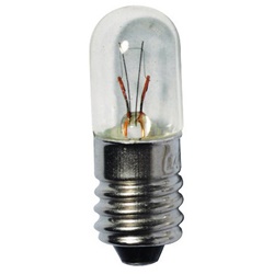 Lampadina incandescenza 24V attacco E10 compatta per dispositivi elettrici basso voltaggio