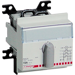 Commutatore amperometrico 4 posizioni 16A 400V 50-60Hz per controllo circuiti elettrici industriali e civili