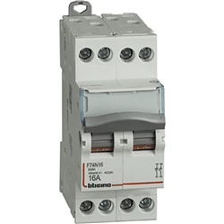 Sezionatore modulare 4 poli 32A 2 moduli per impianti elettrici civili industriali