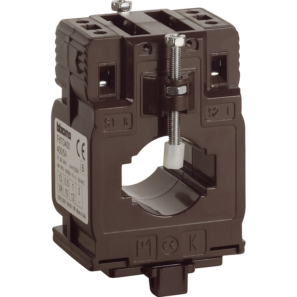 Trasformatore amperometrico 250A per barre 40,5x12,5 mm monitoraggio impianti elettrici