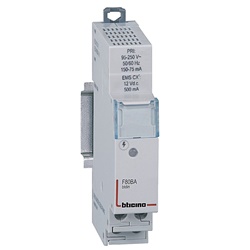 Alimentatore EMS BTDIN 230V AC/12V DC 500mA montaggio guida DIN compatto