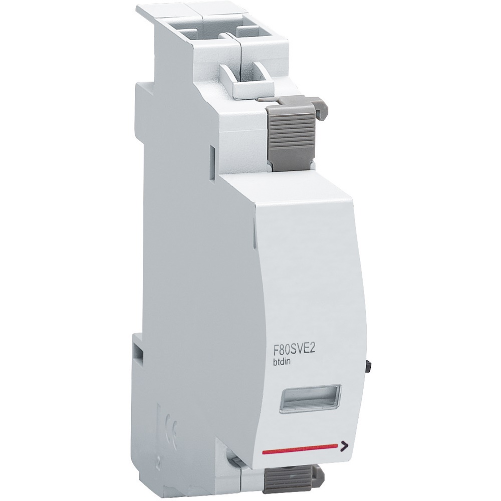 Sganciatore emergenza 230Vac 1,5 moduli DIN per quadri elettrici sicurezza rapida disconnessione