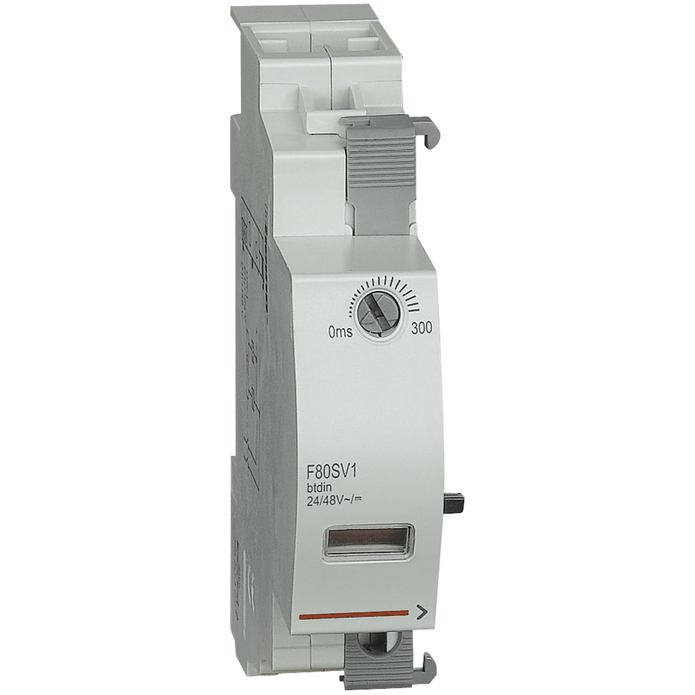 Bobina minima tensione 24-48Vdc modulo DIN controllo automazione industriale
