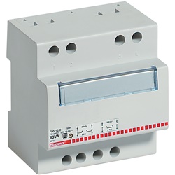 Trasformatore sicurezza monofase 63VA 230V ingresso 12/24V uscita guida DIN per quadri elettrici residenziali e commerciali