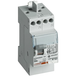 Interruttore differenziale puro AC 2 poli 25A 30mA per impianti domestici e industriali montaggio su guida DIN